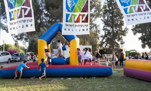 פעילות לילדים ביער המשודרג. צילום: דניס צין